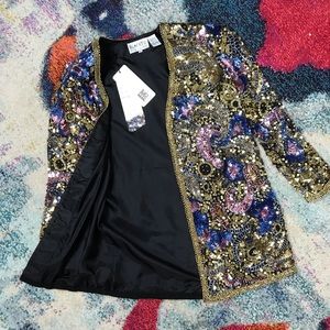 BLACKTIE Sequin Jacket, Size S, Brand New